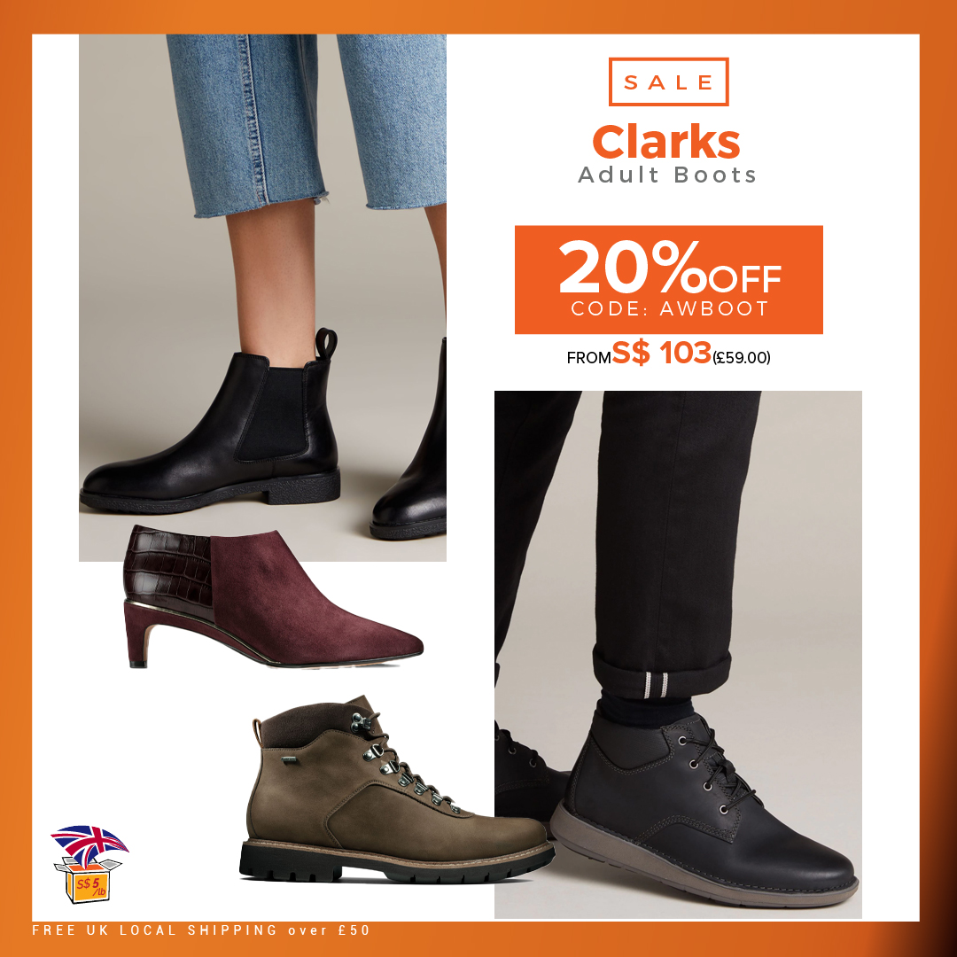 clarks shoes 20 off