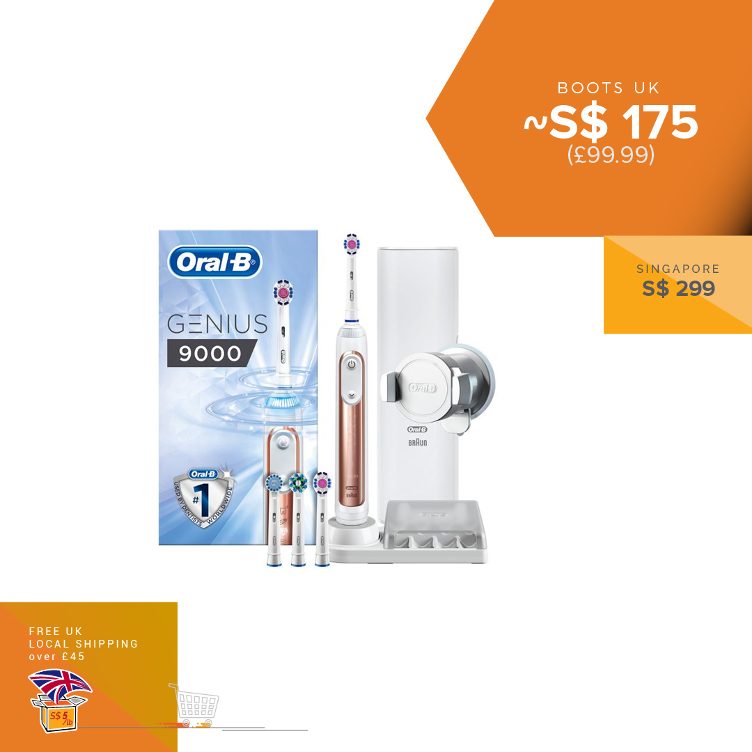 Oral B Genius 9000 Rose Gold Electric Toothbrush Reviews