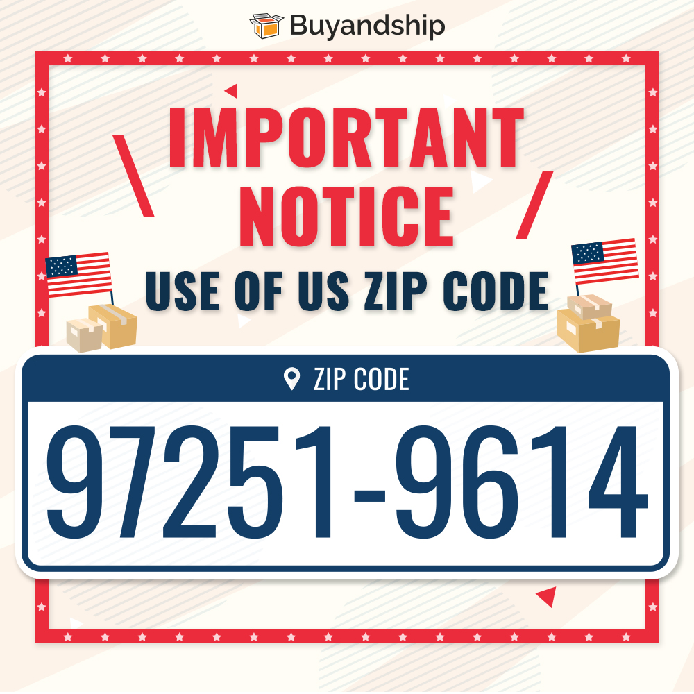  Important Notice Use Of Correct US Warehouse Zip Code Buyandship SG 