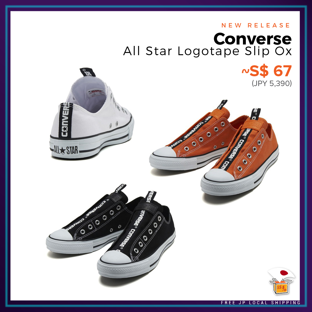 Converse All Star Logotape Slip Ox | Buyandship SG | Shop Worldwide and ...