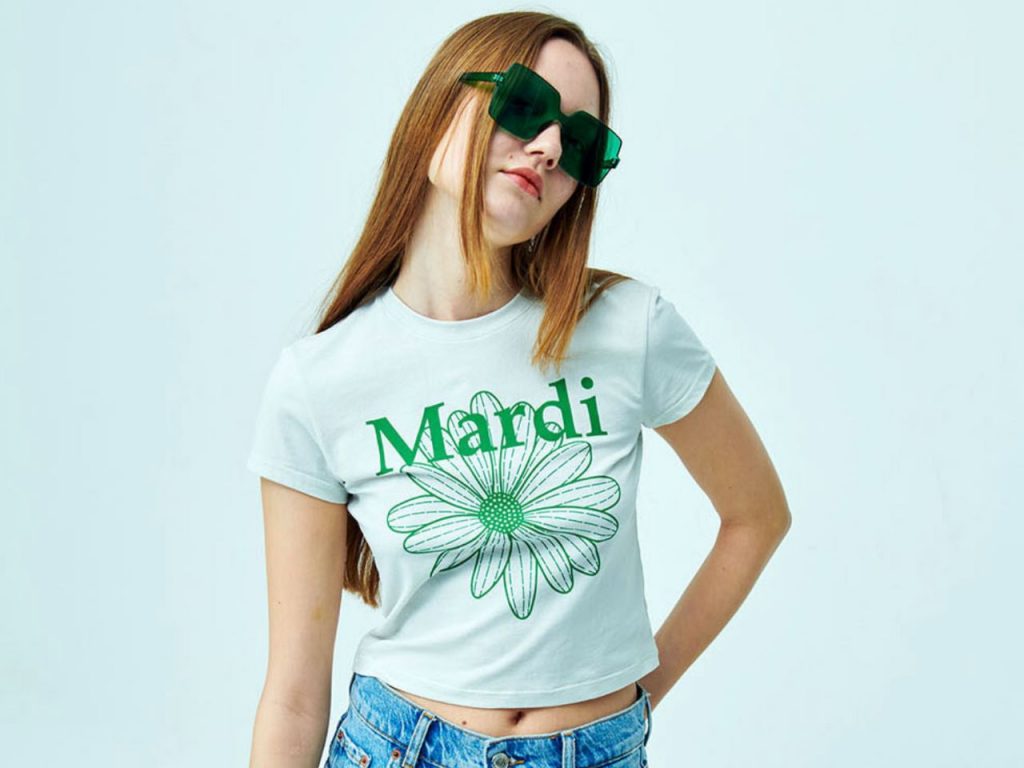 Mardi Mercredi CROPPED TSHIRT FLOWERMARDI