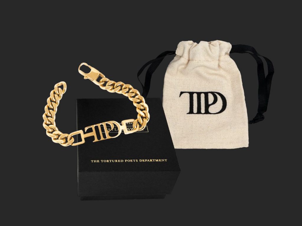 Taylor Swift - The Tortured Poets Department 18K Gold-plated Bracelet