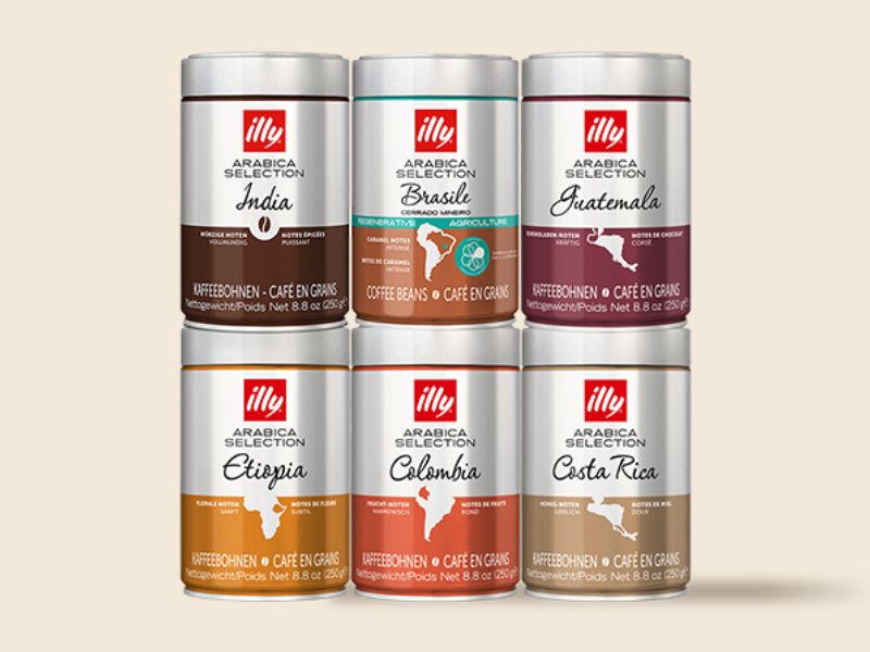 illy - Arabica Coffee Tasting Kit 250gm×6