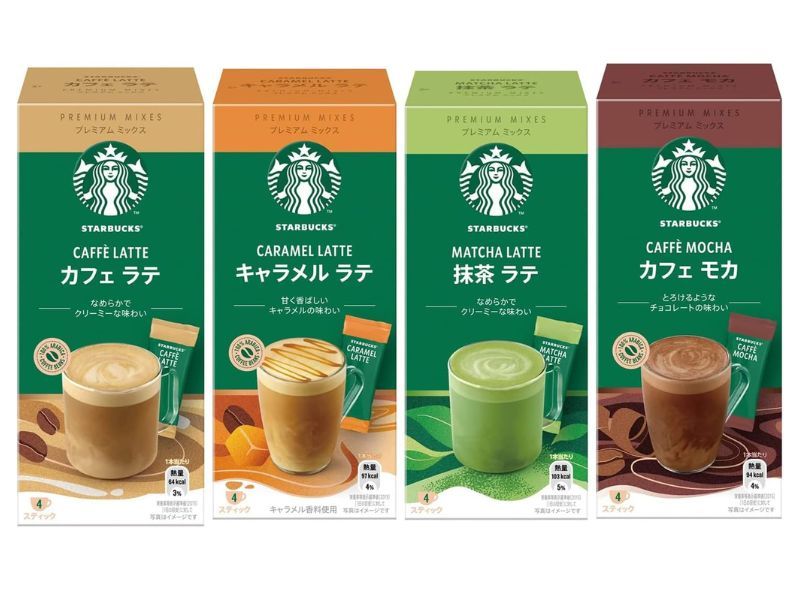 【Amazon Japan Exclusive】Starbucks Premium Mix 4 Boxes