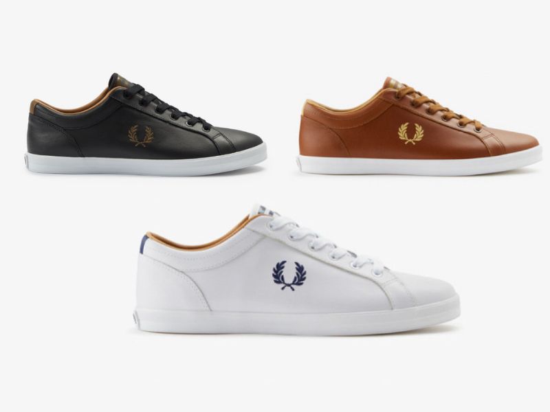 Fred Perry Baseline Leather Sneakers