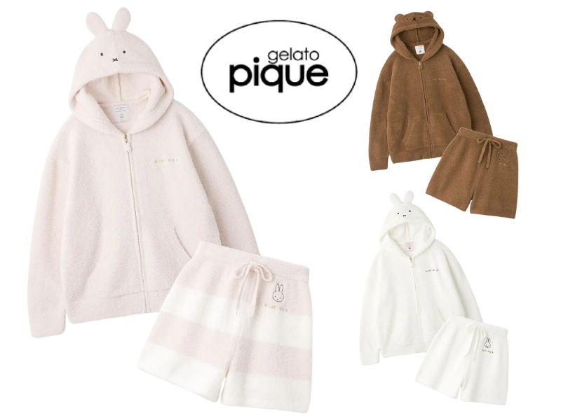 gelato pique x Miffy Baby Moko Loungewear