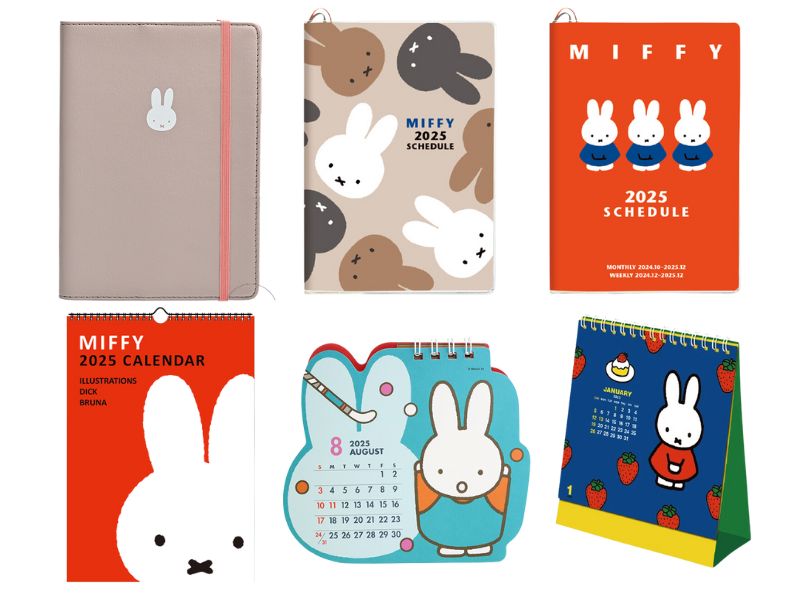 Miffy 2025 Planners & Calendars