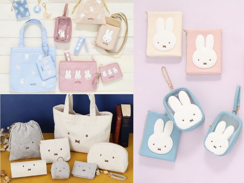 Bleu Bleuet Miffy Bags