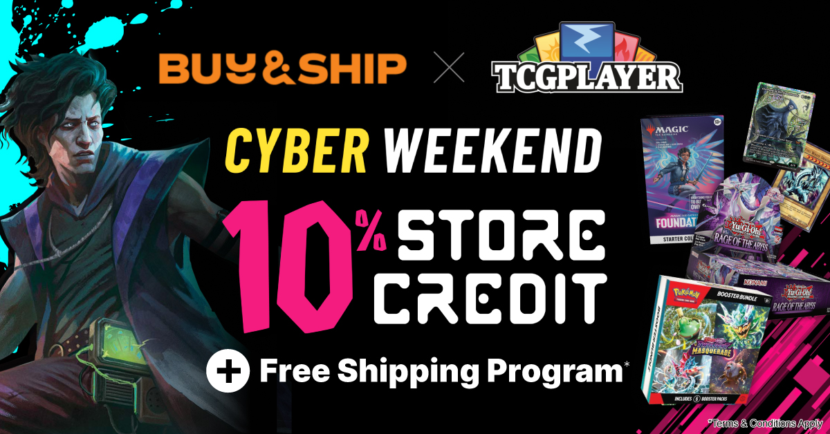 Power Up Your Deck: Enjoy Cyber Weekend Deals on TCGplayer and Free Shipping to Singapore!