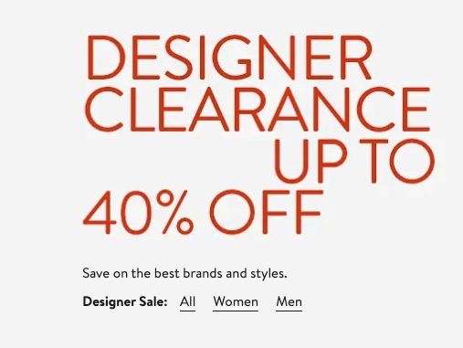 Nordstrom Clearance Sale