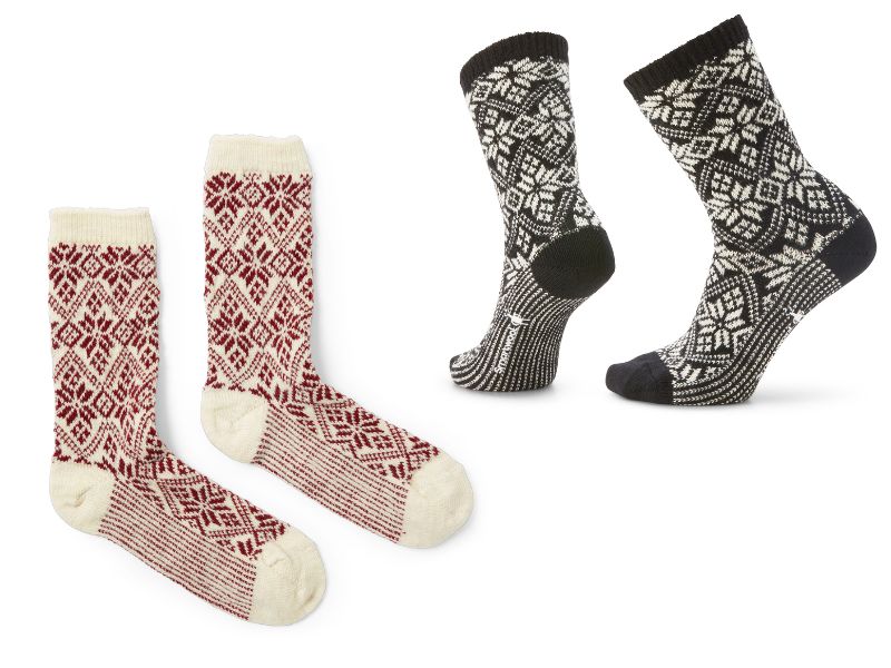 Everyday Traditional Snowflake Crew Socks